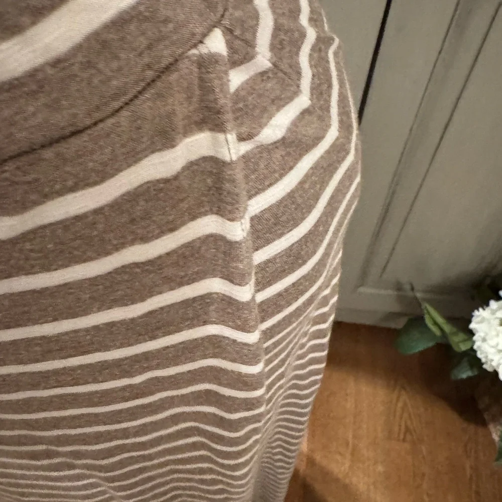 Max Studio Tan striped Maxi Skirt - Picture 5 of 8